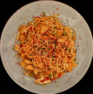 Coco-curry yakisoba