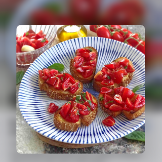 Bruschette al pomodoro - 4 pezzi