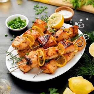 Brochettes De Poisson