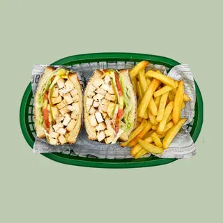 Sándwich de Pollo a la Plancha + Patatas fritas