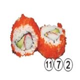 32. CALIFORNIA SURIMI HUEVA Y QUESO 8U