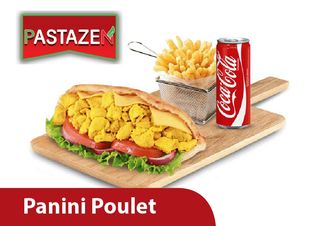 Panini Poulet + Boisson au choix + Frites