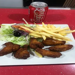 Menú Plato Alitas De Pollo