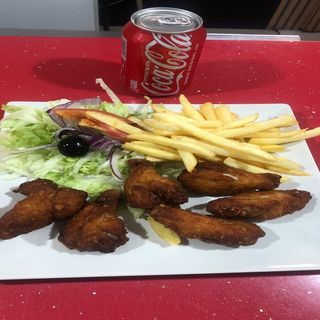 Menú Plato Alitas De Pollo