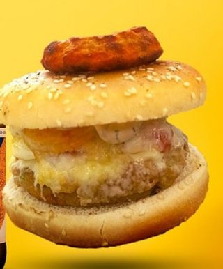 Hambúrguer Vegetariano com Batata