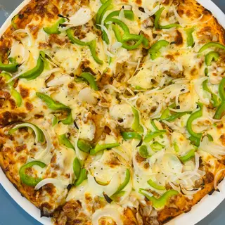 Turkish Kebab pizza