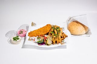 Meniu snitel pui crispy