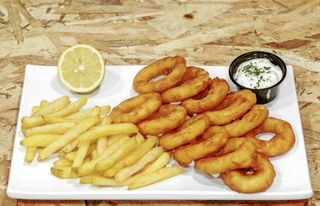 Calamares con patatas
