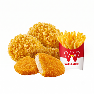 2 Cuisses De Poulet & 1 Filet De Poulet & Frites