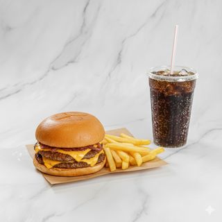 Old Station Combo Burger