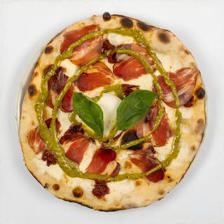 Burrata e crema di pistacchio