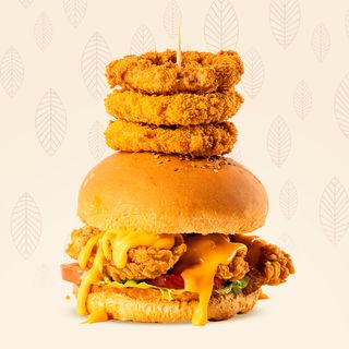 Double crispy burger