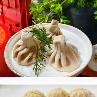 Хінкалі з сиром та шпинатом (1шт/75г)