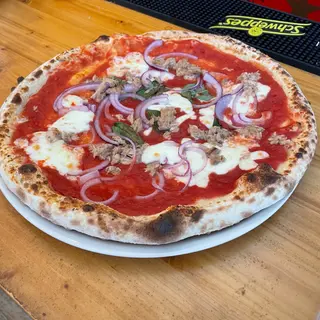 Margherita tonno e cipolla