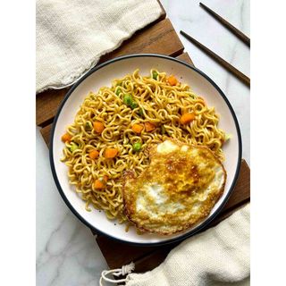 Indomie, Egg and Sausage