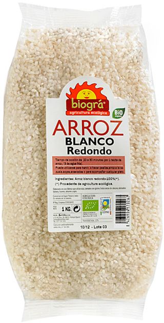 Arroz Blanco Redondo Biográ 1Kg