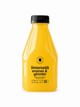 Limonadă cu Ananas și Ghimbir
