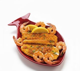 Peixe-Espada com Camarão