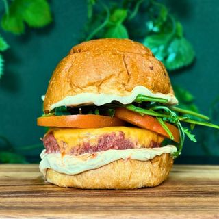 Truffle vegetarian burger