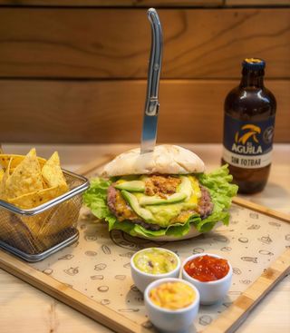 Hamburguesa de guacamole
