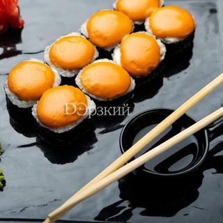 Запеченные роллы с креветками 