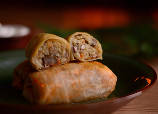 Голубцы сама лепила с говядиной(1кг)