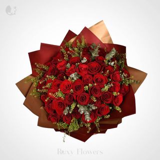 Buchetul Imperial cu 51 fire de trandafiri roșii