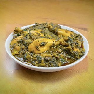 Palak Chicken Half