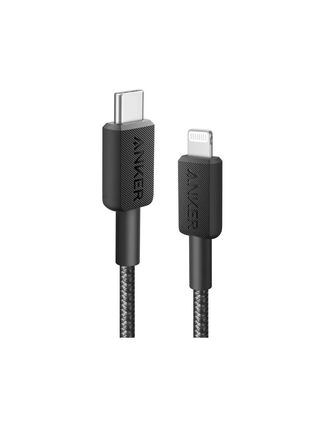 Anker 322 USB-C to Lightning Cable (6ft Braided) Black