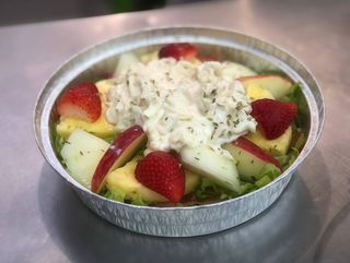 Salada de Frango com Natas