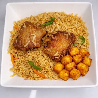 Turkey Rice + Fried Plantain