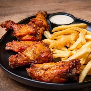 Menú Alitas de pollo 