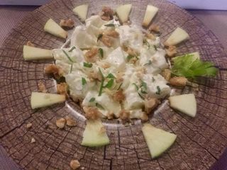 Ensalada Waldorf, Ración