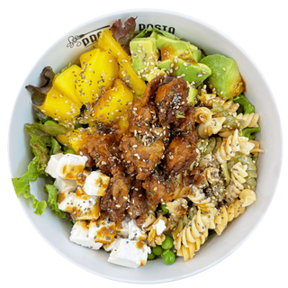 Salada Frango Teriyaki