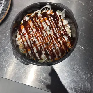 Fried chicken salad