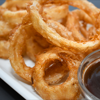 Aros de cebolla en tempura