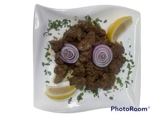 пилешки дробчета в масло със зеленчуци