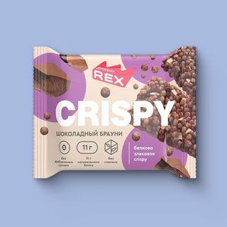 PROTEIN REX CRISPY Сhocolate Brownie / პროტეინ რექს კრისპი შოკოლადის ბრაუნი