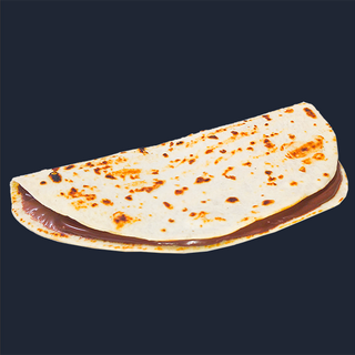 Piadina senza glutine con Nutella