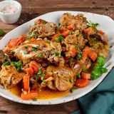 Заешко със зеленчуци (500г)