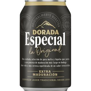 Cerveza Dorada de lata