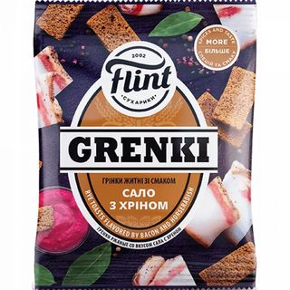 Grzanki „Flint” słonina i chrzan 70g