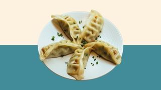Gyoza di pollo e verdure