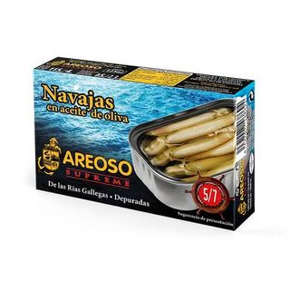 Conserva Navajas En Aceite De Oliva 5/7 Areoso 111 Gr.