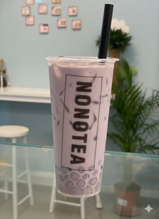 Taro ball milk tea