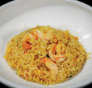 149 Riso al curry con gamberi