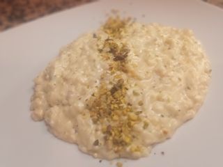 Risotto al limone e pistacchi
