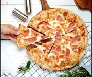 Pizza indian curry