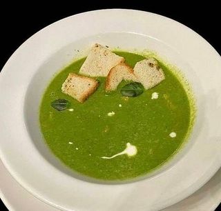 Крем-суп шпинатний