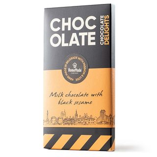 ČKLD  Mlečna čokolada sa crnim susamom